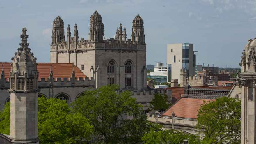 University of Chicago campus view