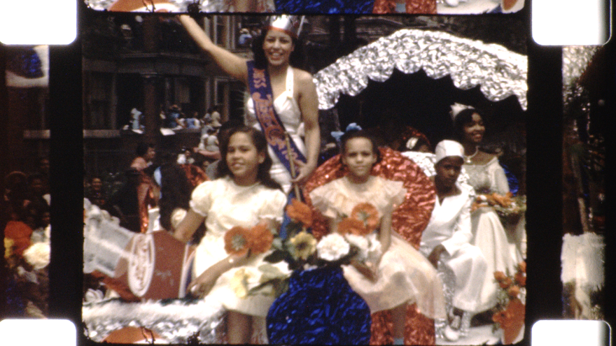 A 1950s float at Chicago's historic Bud Billiken Parade from the Ramon Williams Collection