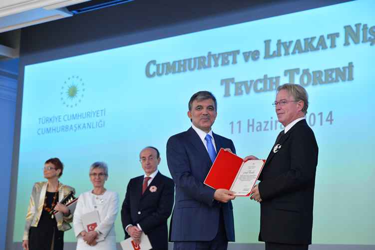 Turkish President Abdullah Gül and Professor Cornell Fleischer