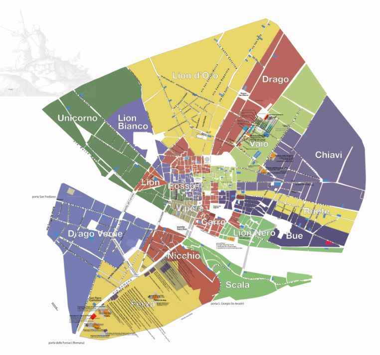 A map of Florence shows key streets and points of interest.