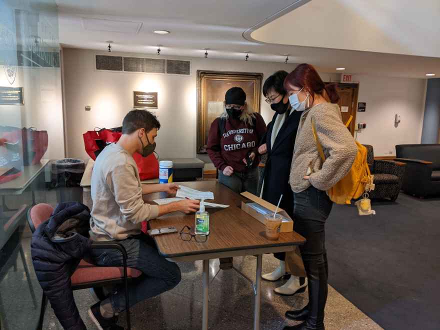 HDGSC welcomed students back to campus with gift bags of essentials.