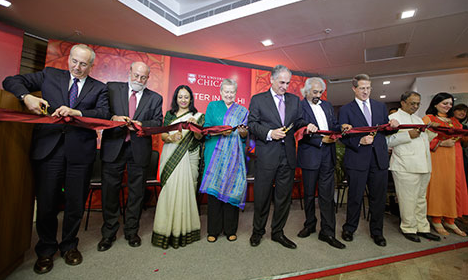 Center in Delhi ribbon-cutting ceremony