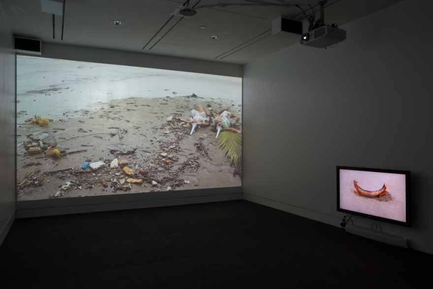 Tejal Shah, Between the Waves, 2012, 4-channel video installation with sound, 85 in. Photo by Clare Britt.
