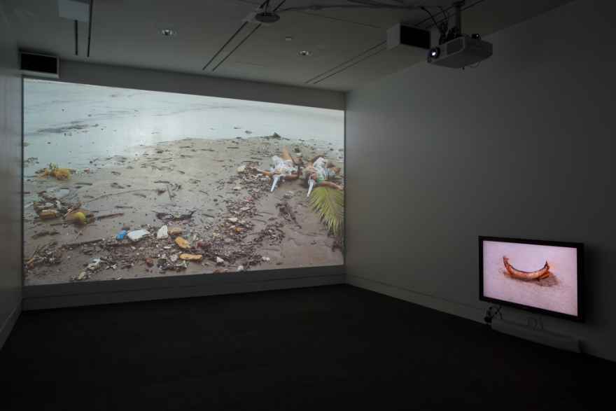 Between the Waves Tejal Shah, Between the Waves, 2012, 4-channel video installation with sound, 85 in. Photo by Clare Britt.