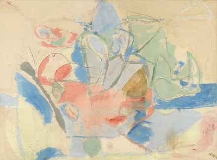 "Mountains and Sea" by Helen Frankenthaler in the National Gallery of Art